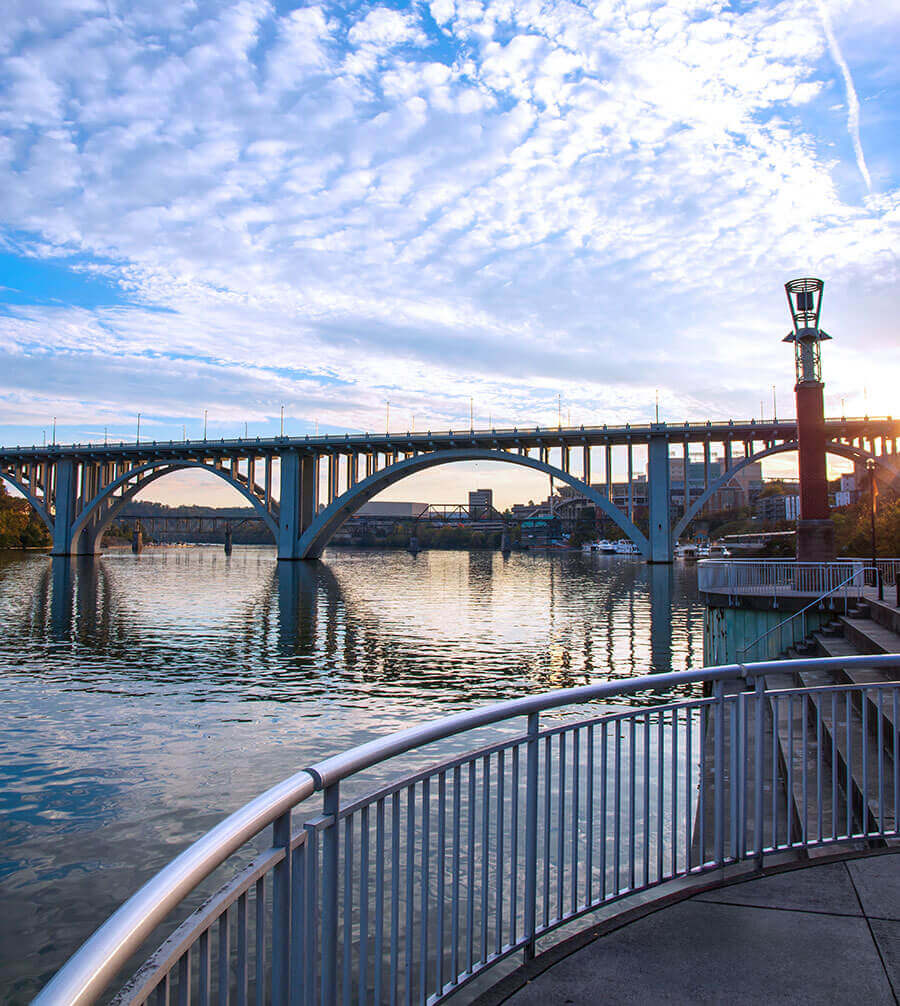 River view in downtown Knoxville